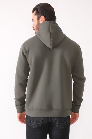 1043 DEWBERRY ERKEK SWEATSHIRT-HAKİ