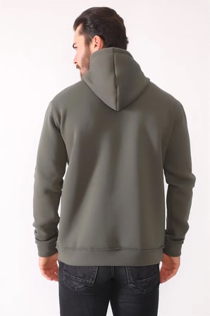1043 DEWBERRY ERKEK SWEATSHIRT-HAKİ