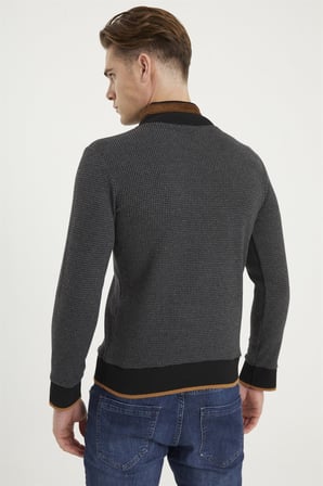 1039 DEWBERRY ERKEK SWEATSHIRT-ANTRASİT