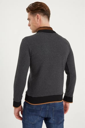 1039 DEWBERRY ERKEK SWEATSHIRT-ANTRASİT