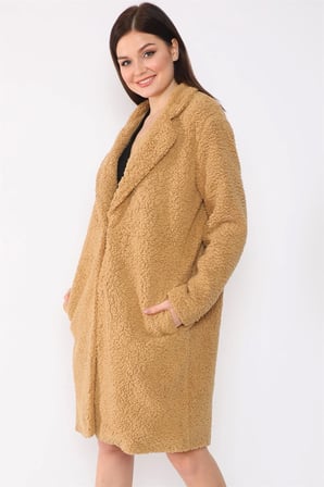Z6661 DEWBERRY BAYAN PELUŞ KABAN-HARDAL