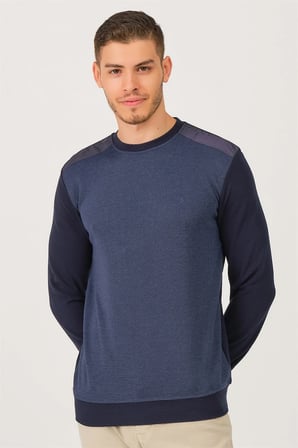 V3401 DEWBERRY DIO RISE ERKEK SWEATSHIRT-LACİVERT