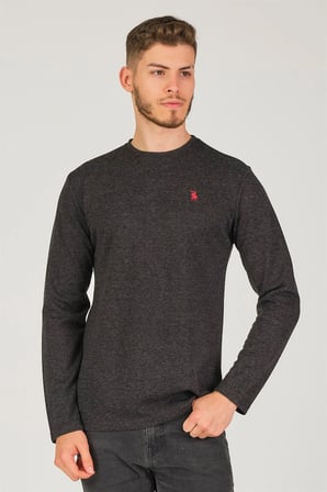 V4001 DEWBERRY ERKEK SWEATSHIRT-SİYAH