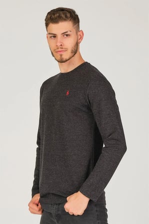 V4001 DEWBERRY ERKEK SWEATSHIRT-SİYAH
