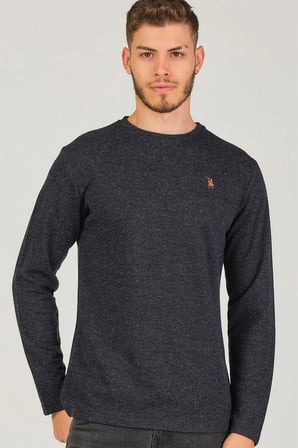 V4001 DEWBERRY ERKEK SWEATSHIRT-LACİVERT