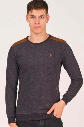 V4000 DEWBERRY ERKEK SWEATSHIRT-SİYAH