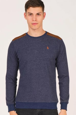 V4000 DEWBERRY ERKEK SWEATSHIRT-LACİVERT