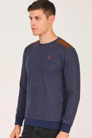 V4000 DEWBERRY ERKEK SWEATSHIRT-LACİVERT