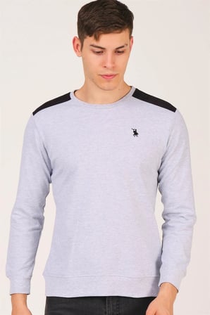 V4000 DEWBERRY ERKEK SWEATSHIRT-GRİ