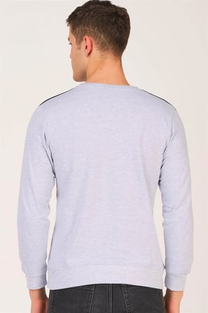 V4000 DEWBERRY ERKEK SWEATSHIRT-GRİ