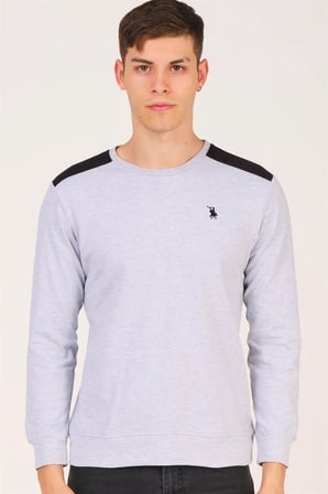 V4000 DEWBERRY ERKEK SWEATSHIRT-GRİ