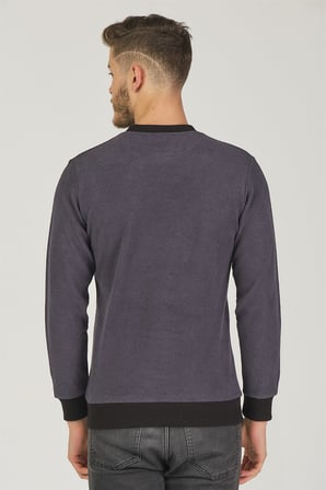 V4004 DEWBERRY ERKEK SWEATSHIRT-ANTRASİT