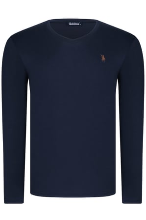 ÜÇLÜ SET T8587 DEWBERRY V YAKA ERKEK SWEATSHIRT-LACİVERT-ANTRASİT-BEYAZ