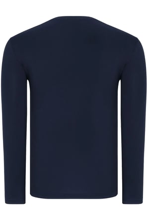 ÜÇLÜ SET T8587 DEWBERRY V YAKA ERKEK SWEATSHIRT-LACİVERT-LACİVERT-LACİVERT