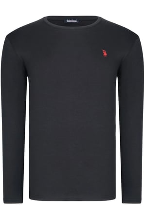 İKİLİ SET T8588 DEWBERRY YUVARLAK YAKA ERKEK SWEATSHIRT-ANTRASİT-SİYAH
