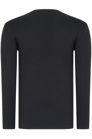 İKİLİ SET T8588 DEWBERRY YUVARLAK YAKA ERKEK SWEATSHIRT-BEYAZ-SİYAH