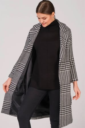 Z6720 DEWBERRY BAYAN KABAN-BEYAZ-SİYAH