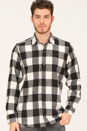 Dewberry Erkek Ekose Gömlek Siyah G729 | Jean, Chino ve Kumaş Pantolon Kombinleri, Ceket ve Blazer Altına Smart Casual Stil, İşten Hafta Sonuna Şehir Gardırobu, Arkadaş Buluşmaları ve Akşam Yemeği, Loafer veya Sneaker ile Kombinleme, Ofis Stili