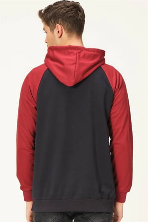V4005 DEWBERRY ERKEK SWEATSHIRT-LACİVERT- BORDO