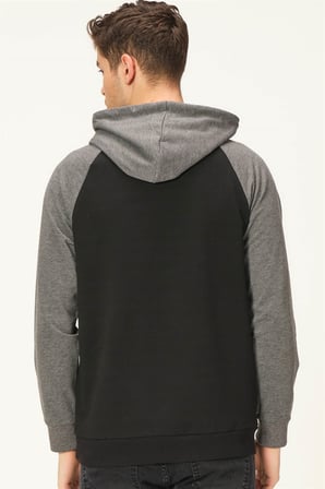 V4005 DEWBERRY ERKEK SWEATSHIRT-SİYAH-ANTRASİT