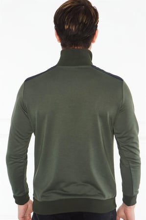 V4008 DEWBERRY ERKEK SWEATSHIRT-HAKİ