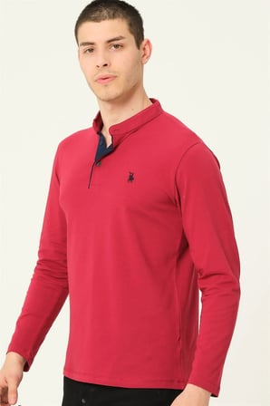 V4009 DEWBERRY ERKEK SWEATSHIRT-BORDO