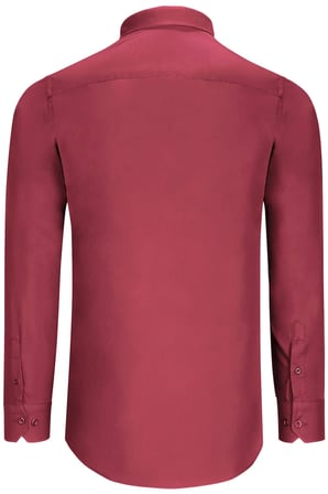 G725 DEWBERRY ERKEK GÖMLEK-DÜZ BORDO