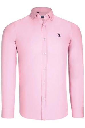 İKİLİ SET G725 DEWBERRY ERKEK GÖMLEK-BEYAZ-PEMBE