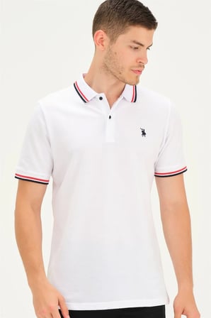 T8594 DEWBERRY ERKEK T-SHIRT-BEYAZ