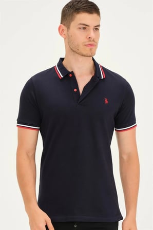 T8594 DEWBERRY ERKEK T-SHIRT-LACİVERT