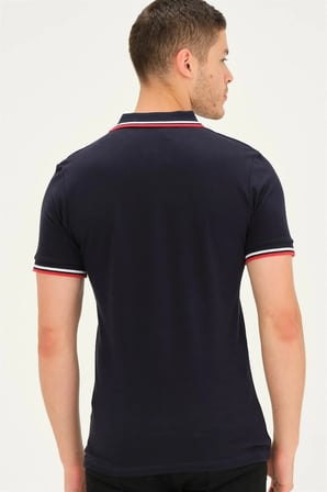T8594 DEWBERRY ERKEK T-SHIRT-LACİVERT