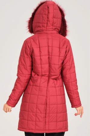 Z6653 DEWBERRY BAYAN KABAN-AÇIK BORDO