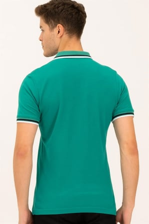 T8594 DEWBERRY ERKEK T-SHIRT-AÇIK YEŞİL