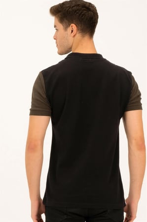 T8596 DEWBERRY ERKEK TSHIRT-SİYAH