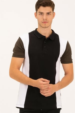 T8596 DEWBERRY ERKEK TSHIRT-SİYAH