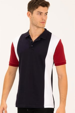 T8596 DEWBERRY ERKEK TSHIRT-LACİVERT