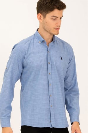 Dewberry Erkek Gömlek Mavi G779 | Günlük ve Ofis Giyimi, Jean, Chino ve Kumaş Pantolon Kombinleri, Ceket ve Blazer Altına Smart Casual Stil, İşten Hafta Sonuna Şehir Gardırobu, Arkadaş Buluşmaları ve Akşam Yemeği, Loafer veya Sneaker ile Kombinleme