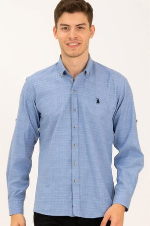Dewberry Erkek Gömlek Mavi G779 | Günlük ve Ofis Giyimi, Jean, Chino ve Kumaş Pantolon Kombinleri, Ceket ve Blazer Altına Smart Casual Stil, İşten Hafta Sonuna Şehir Gardırobu, Arkadaş Buluşmaları ve Akşam Yemeği, Loafer veya Sneaker ile Kombinleme