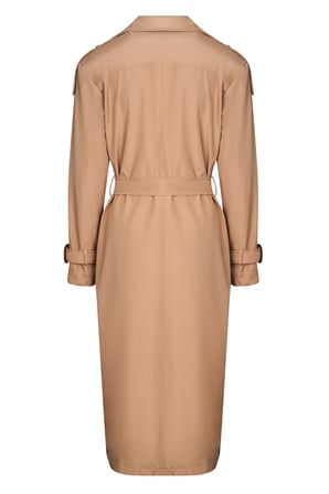 Z6737 DEWBERRY BAYAN TRENÇKOT-AÇIK CAMEL