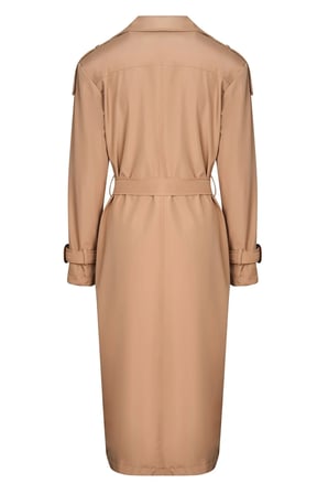 Z6737 DEWBERRY BAYAN TRENÇKOT-AÇIK CAMEL