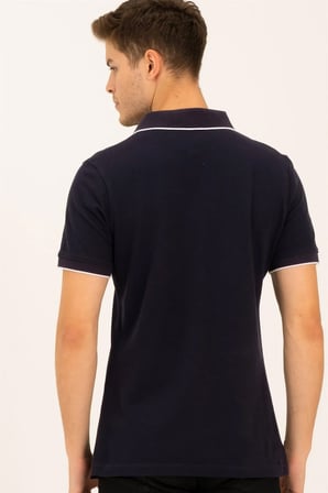T8579 DEWBERRY ERKEK T-SHIRT-AÇIK LACİVERT