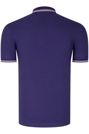 T8594 DEWBERRY ERKEK T-SHIRT-KOYU MOR