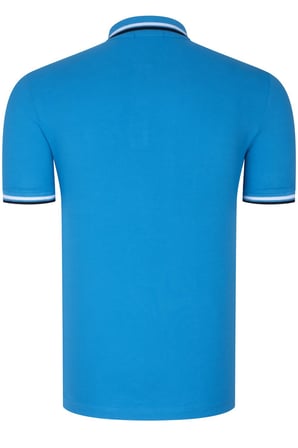 T8594 DEWBERRY ERKEK T-SHIRT-KOYU MAVİ