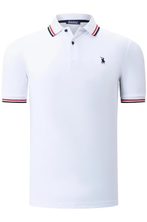 T8594 DEWBERRY ERKEK T-SHIRT-DÜZ BEYAZ