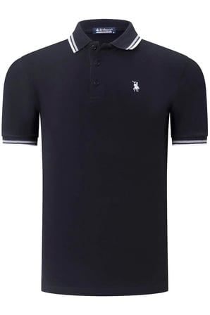 ÜÇLÜ SET T8594 DEWBERRY ERKEK T-SHIRT-SİYAH-SİYAH-SİYAH