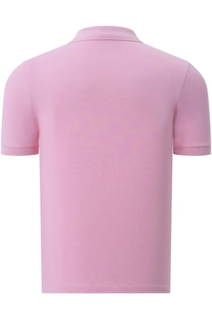 T8561 DEWBERRY ERKEK TSHIRT-DÜZ PEMBE