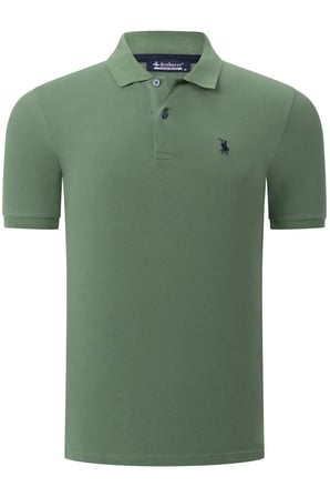 T8561 DEWBERRY ERKEK TSHIRT-DÜZ AÇIK HAKİ