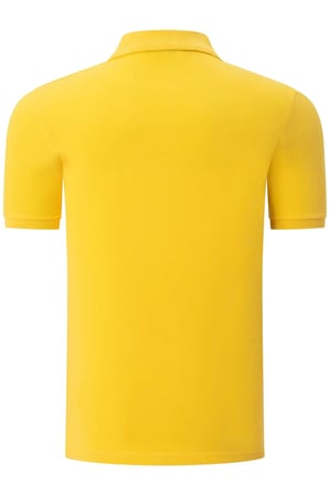 T8561 DEWBERRY ERKEK TSHIRT-DÜZ SARI