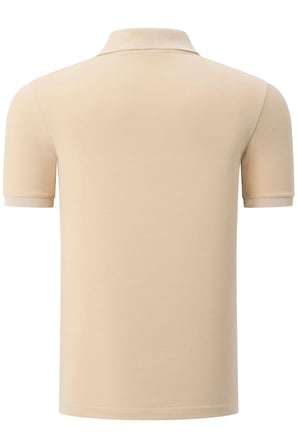 T8561 DEWBERRY ERKEK TSHIRT-DÜZ BEJ
