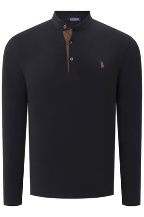 İKİLİ SET V4009 DEWBERRY ERKEK SWEATSHIRT-SİYAH-LACİVERT